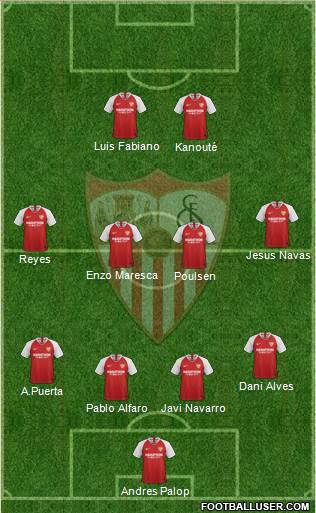 Sevilla F.C., S.A.D. Formation 2021