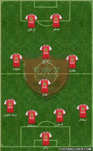 Persepolis Tehran Formation 2021