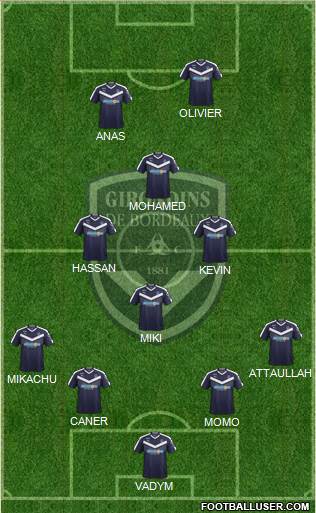 FC Girondins de Bordeaux Formation 2021