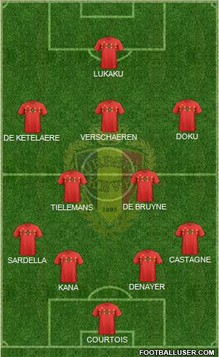 Belgium Formation 2021