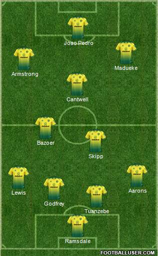 Norwich City Formation 2021