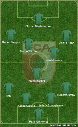 FC Augsburg Formation 2021