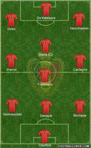 Belgium Formation 2021