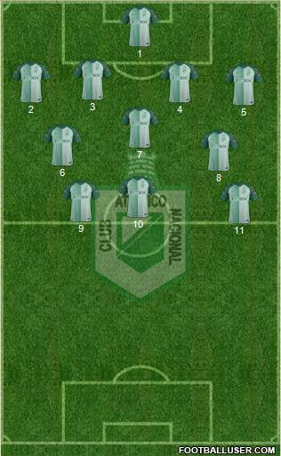 CDC Atlético Nacional Formation 2021