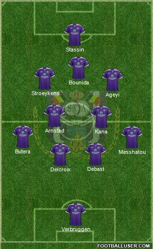 RSC Anderlecht Formation 2021