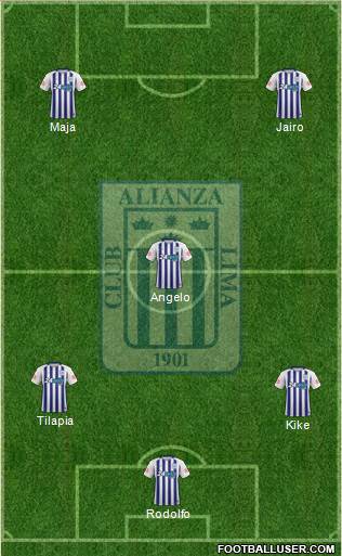 C Alianza Lima football formation