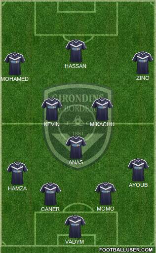 FC Girondins de Bordeaux Formation 2021