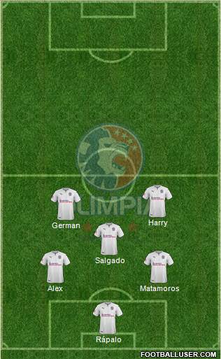 CD Olimpia Formation 2021