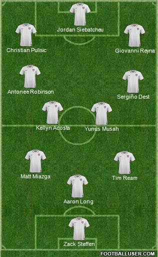 U.S.A. Formation 2021