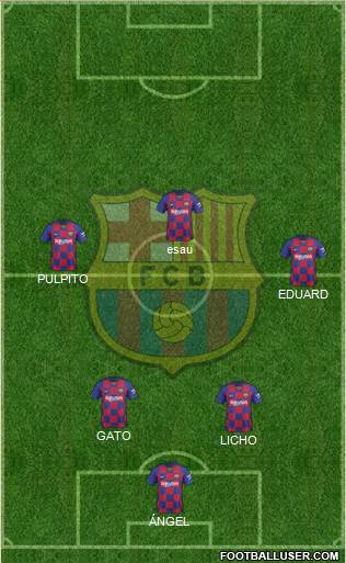 F.C. Barcelona Formation 2021