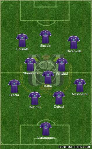 RSC Anderlecht Formation 2021