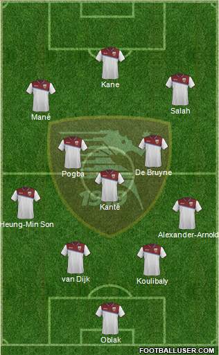 Salernitana football formation