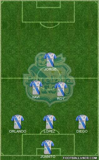 Club Puebla de la Franja Formation 2021