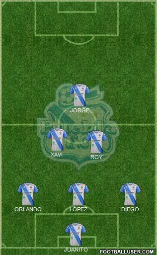 Club Puebla de la Franja football formation