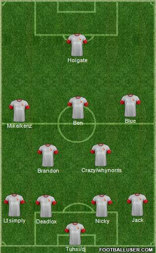 Swindon Town Formation 2021