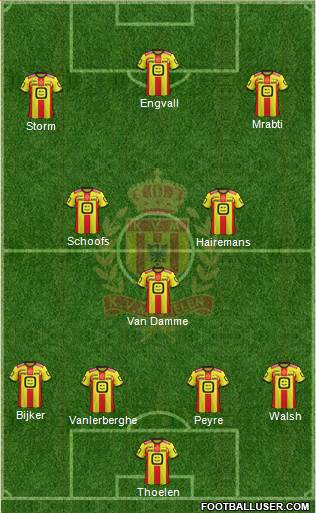Yellow Red KV Mechelen Formation 2021