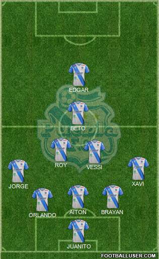 Club Puebla de la Franja football formation