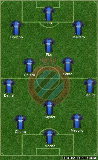 Club Brugge KV Formation 2021