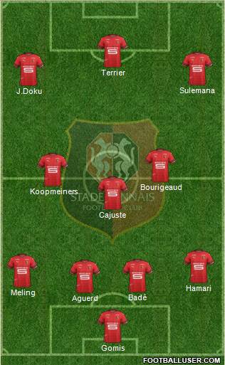 Stade Rennais Football Club football formation