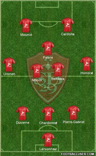Stade Brestois 29 Formation 2021