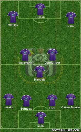 RSC Anderlecht Formation 2021