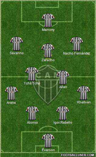 C Atlético Mineiro Formation 2021