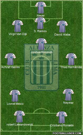 C Alianza Lima Formation 2021