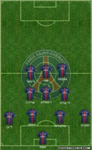 Paris Saint-Germain Formation 2021