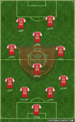 Persepolis Tehran Formation 2021