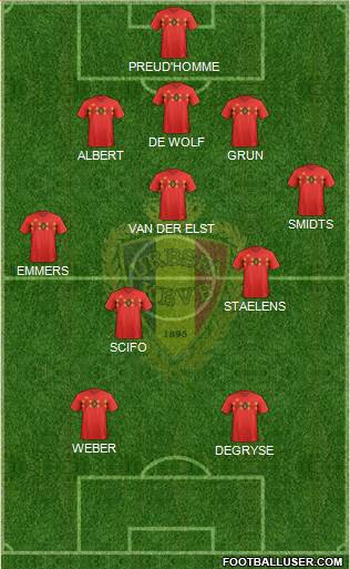 Belgium Formation 2021