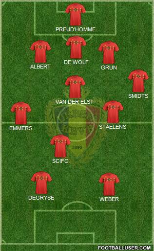 Belgium Formation 2021