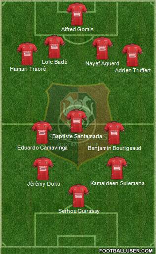 Stade Rennais Football Club Formation 2021
