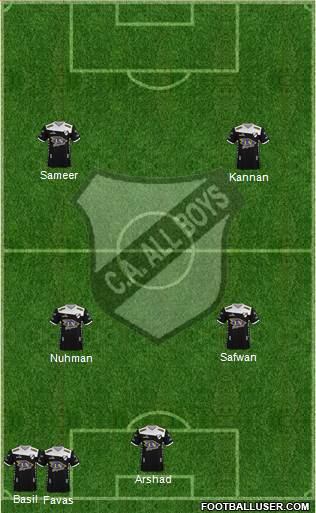 All Boys Formation 2021