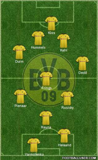 Borussia Dortmund Formation 2021