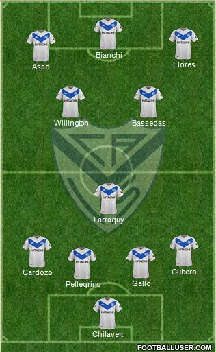 Vélez Sarsfield football formation