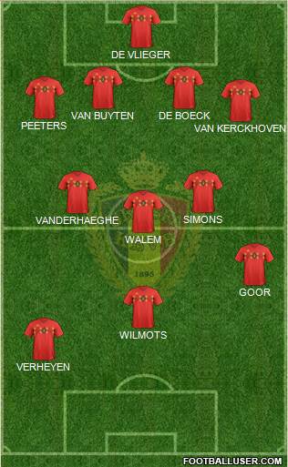 Belgium Formation 2021
