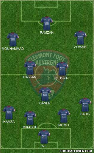 Clermont Foot Auvergne 63 Formation 2021