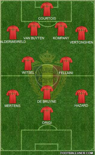 Belgium Formation 2021