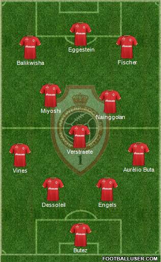 R Antwerp FC Formation 2021
