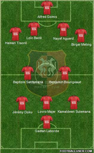 Stade Rennais Football Club Formation 2021