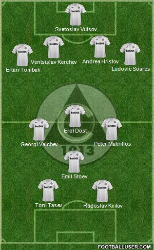 Slavia (Sofia) football formation