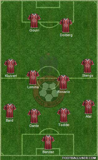 OGC Nice Côte d'Azur football formation