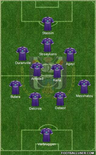 RSC Anderlecht Formation 2021