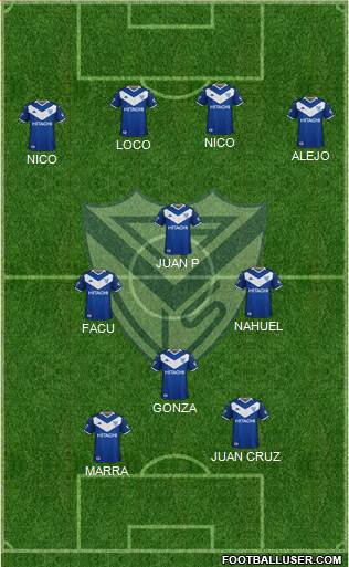 Vélez Sarsfield football formation