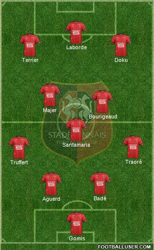 Stade Rennais Football Club football formation