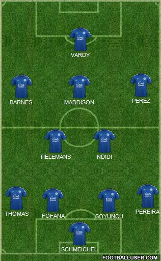Leicester City Formation 2021