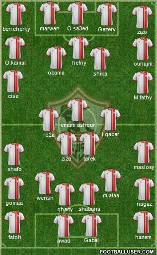 Zamalek Sporting Club football formation