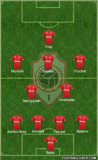 R Antwerp FC Formation 2021
