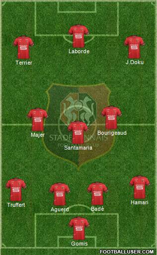 Stade Rennais Football Club football formation