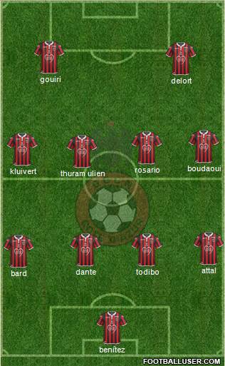 OGC Nice Côte d'Azur Formation 2021